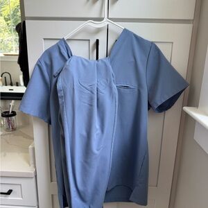 Women’s mandala Blue Scrub Set